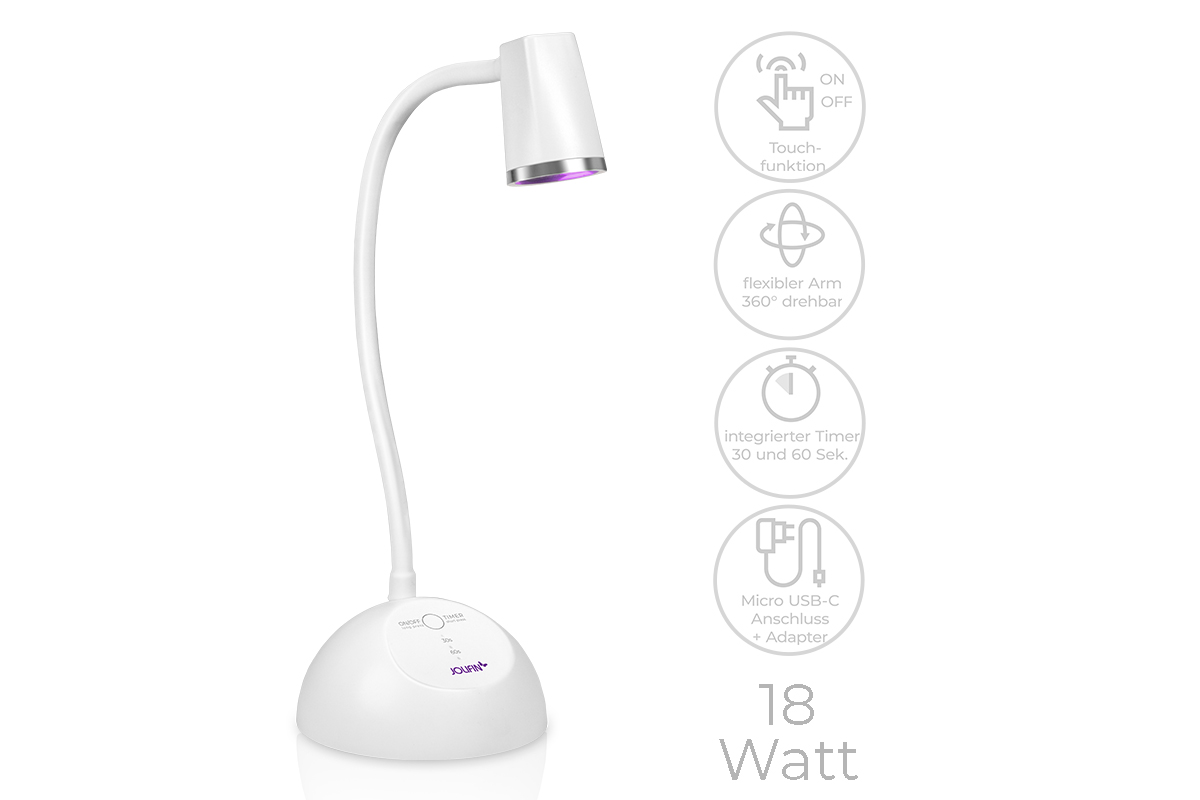 Jolifin UVA/LED Lichthärtungsgerät für freihändiges Aushärten 2.0