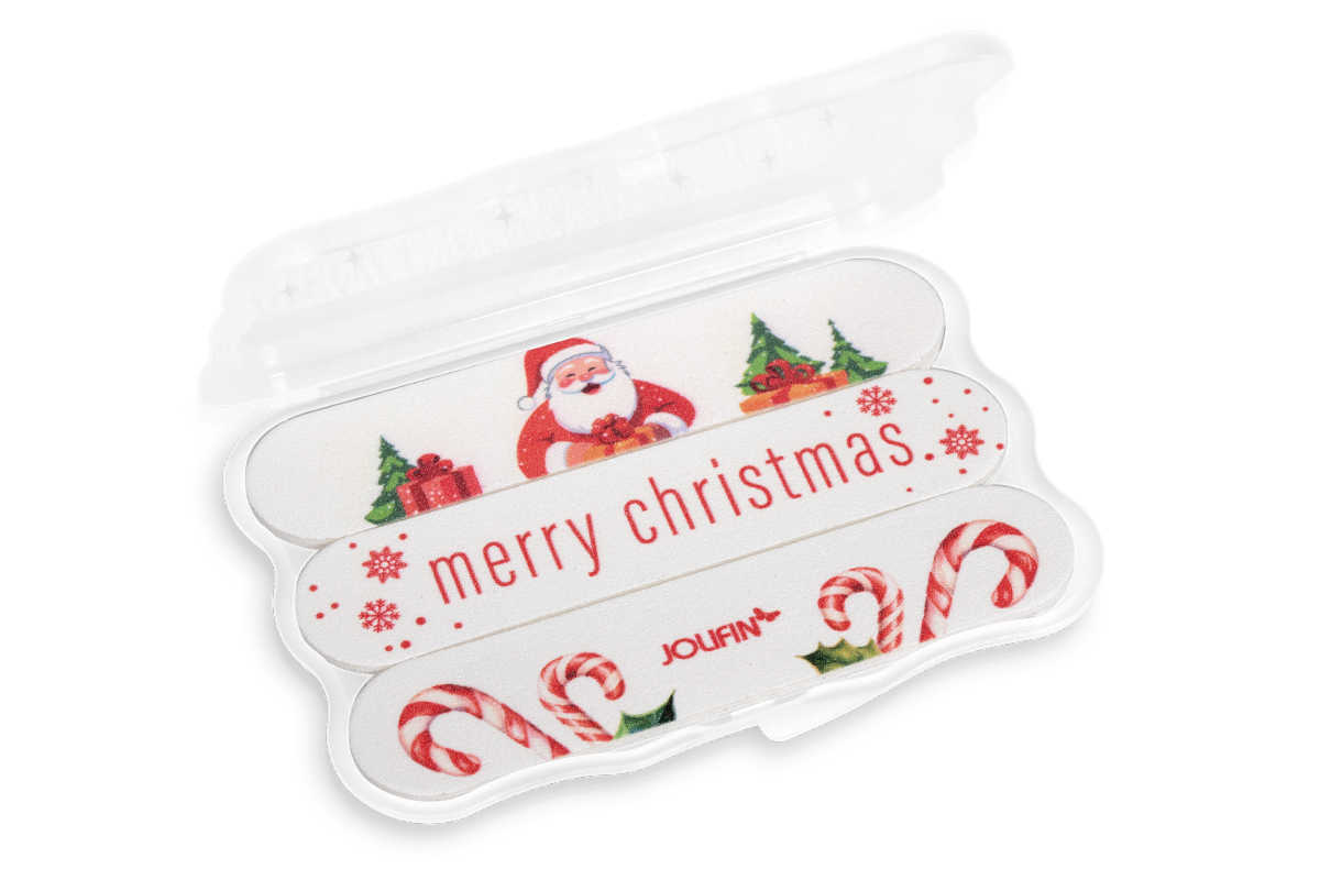 Jolifin file set - Christmas red 100/180