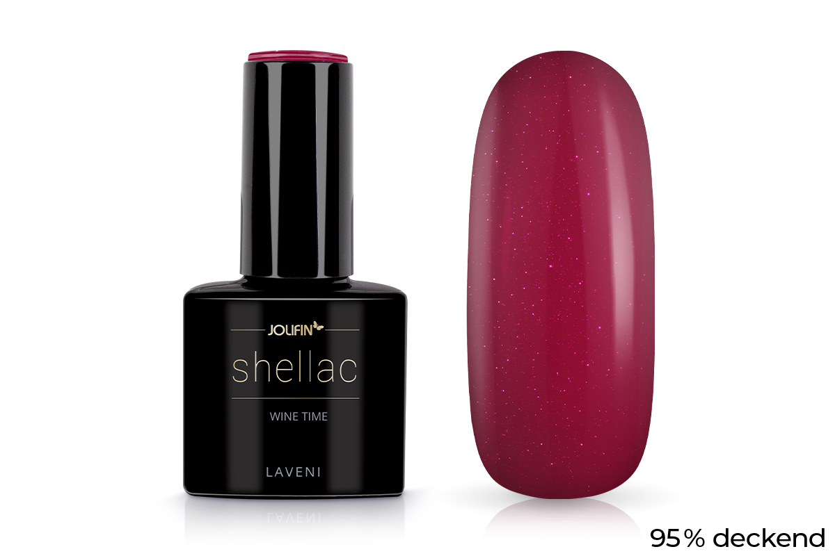 Jolifin LAVENI Shellac - wine time 10ml