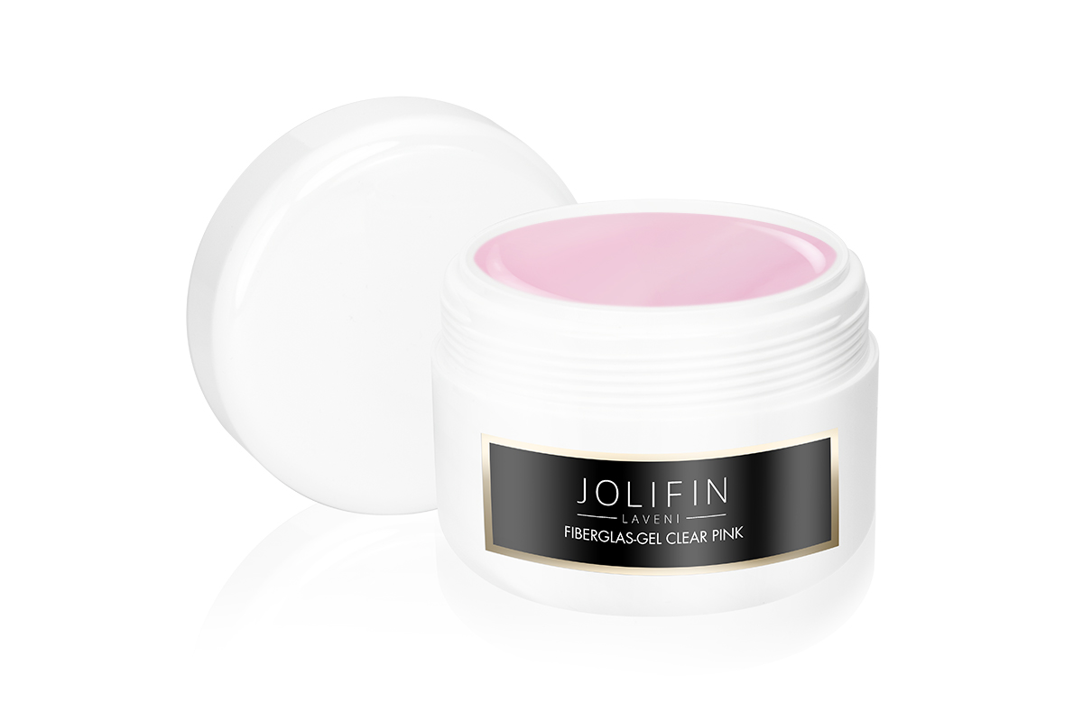 Jolifin LAVENI Refill - Fiberglas-Gel clear pink 250ml