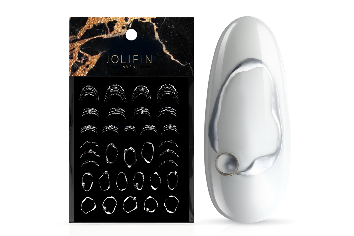 Jolifin LAVENI Strass-Sticker - Nr. 8